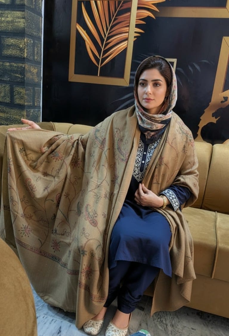 Swat Islampuri Hand Made Shawl 100% Handwork Swat Islampuri Hand Made Shawl 100% Handwork